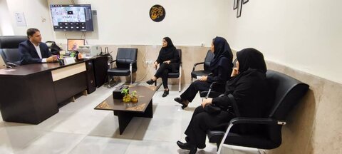 بازدید مدیر بهزیستی اهواز از مرکز مداخله در بحران و خانه تلاش