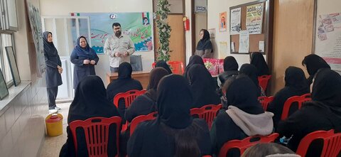 جشن روز زن  و غربالگری سلامت زنان سرپرست خانواردر بهزیستی رامهرمز