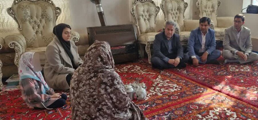 دیدار مسئولان چهاربرج با خانواده های دارای عضو معلول