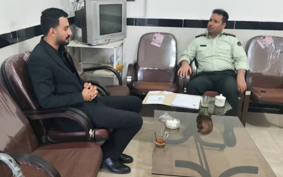 دیدار سرپرست اداره بهزیستی پیرانشهر با مسئول نظام وظیفه شهرستان