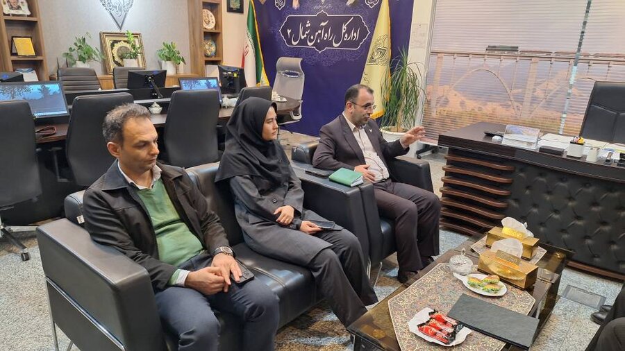 دیدار مدیرکل بهزیستی گیلان با مدیرکل راه‌آهن شمال ۲ / تأکید بر توسعه خدمات و استانداردسازی برای افراد سالمند و توان‌خواه