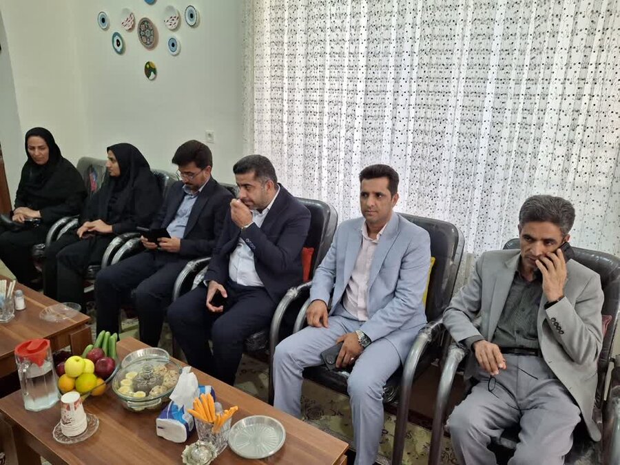 افتتاح نمایشگاه دستاوردهای مددجویان بهزیستی جیرفت