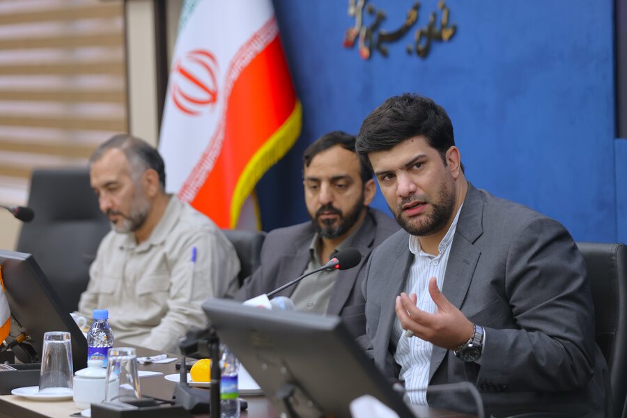 مراسم تکریم و معارفه فرمانده حوزه ملی مقاومت بسیج