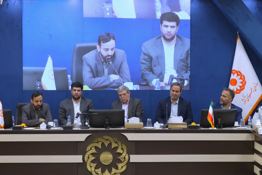 مراسم تکریم و معارفه فرمانده حوزه ملی مقاومت بسیج