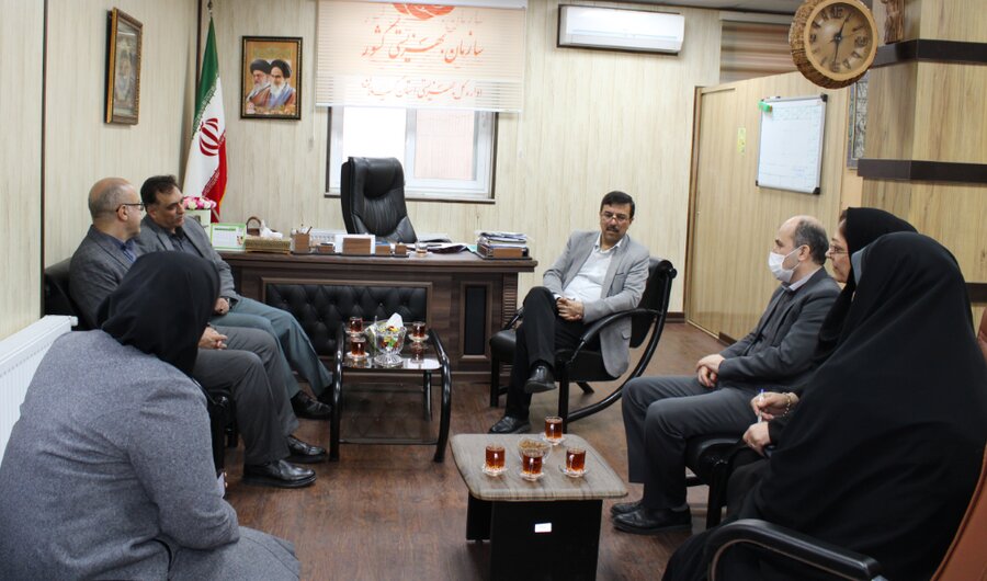 دیدار مدیران ارشد بهزیستی کشور با مدیرکل بهزیستی استان گیلان