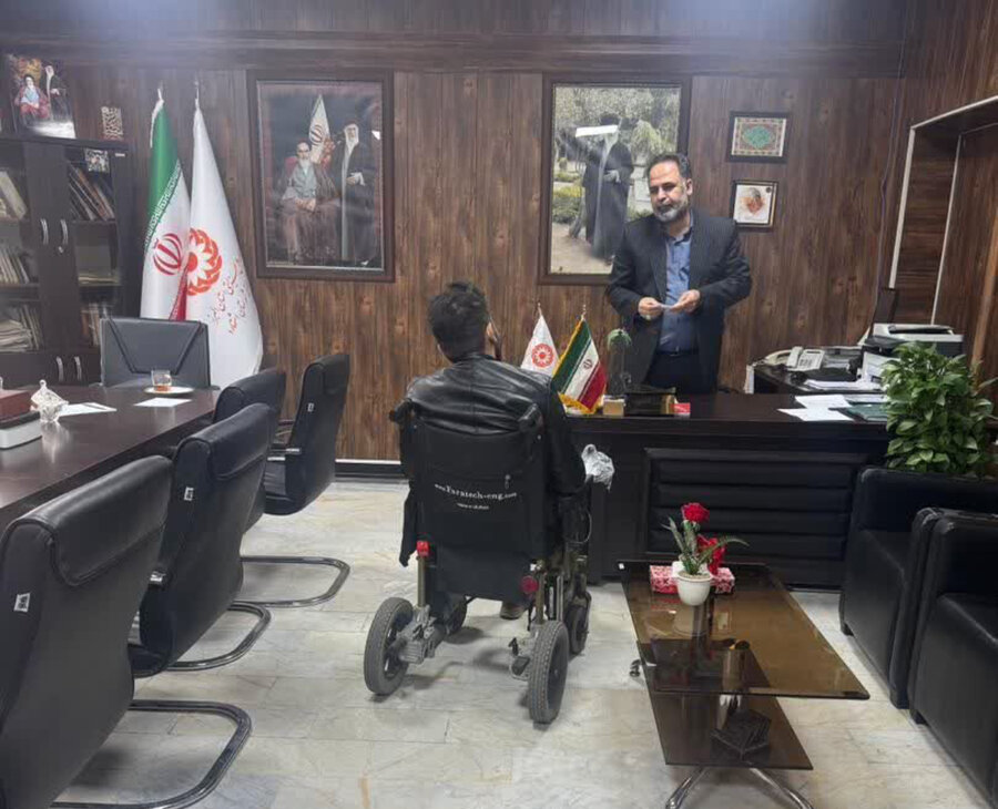 اشتهارد | ملاقات رئیس اداره بهزیستی شهرستان اشتهارد با جامعه هدف محترم