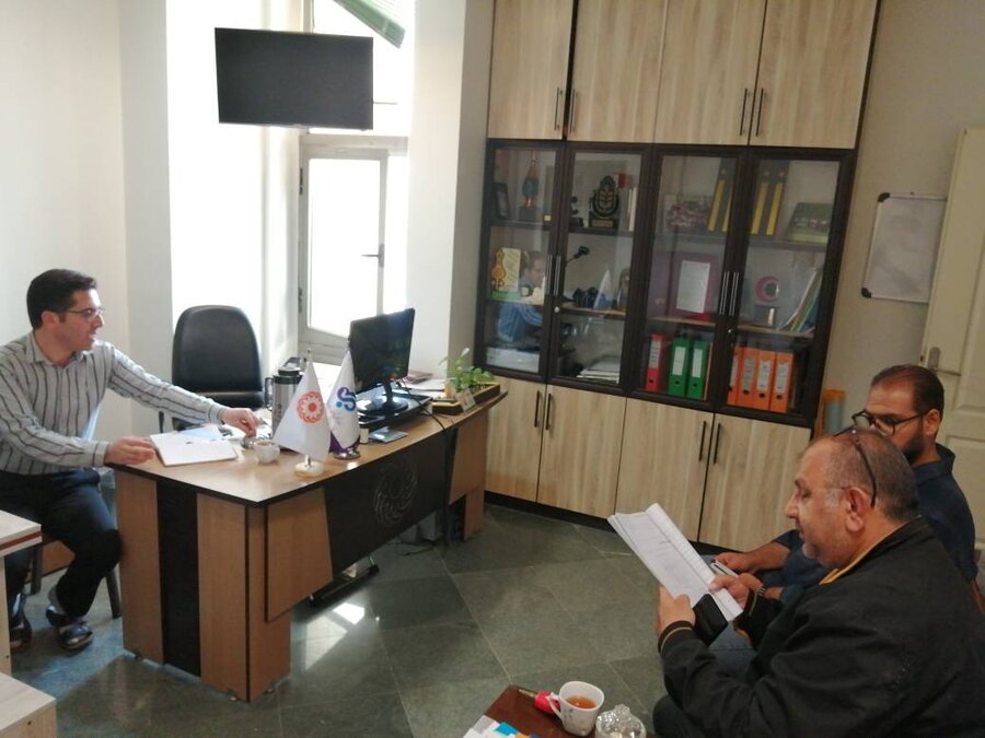 دیدار کارشناس مسئول دبیرخانه مناسبت سازی بهزیستی استان با شهردار نیمبلوک 