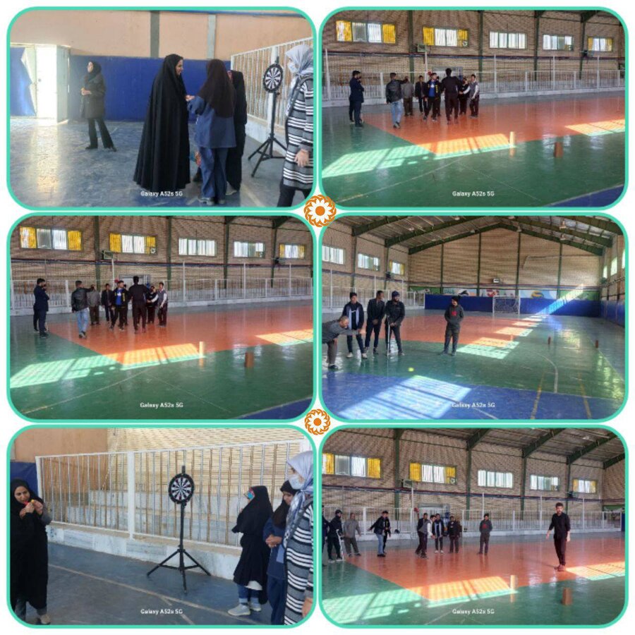 سربیشه/اجرای برنامه‌های ورزشی ویژه مددجویان با حضور رئیس اداره بهزیستی