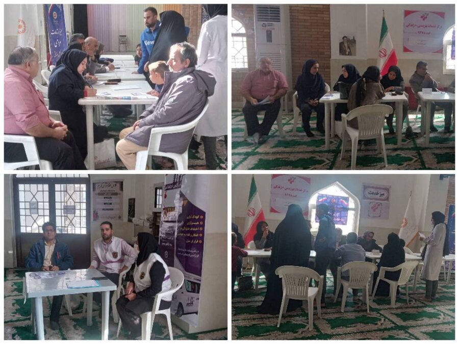 بیرجند/برگزاری میز خدمت هفته جهانی معلولین در مهرشهر بیرجند با حضور مسئولان بهزیستی