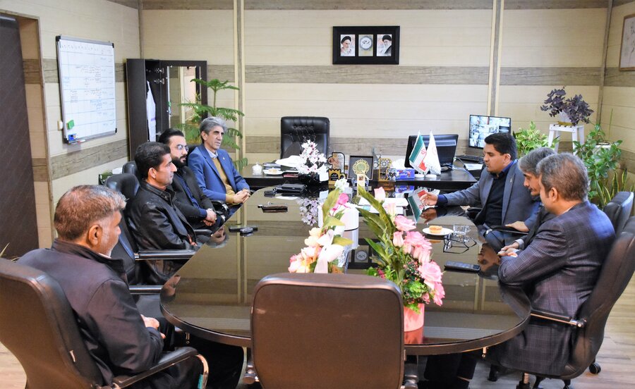 دیدار مسئولان بسیج پزشکی با مدیرکل بهزیستی کرمانشاه