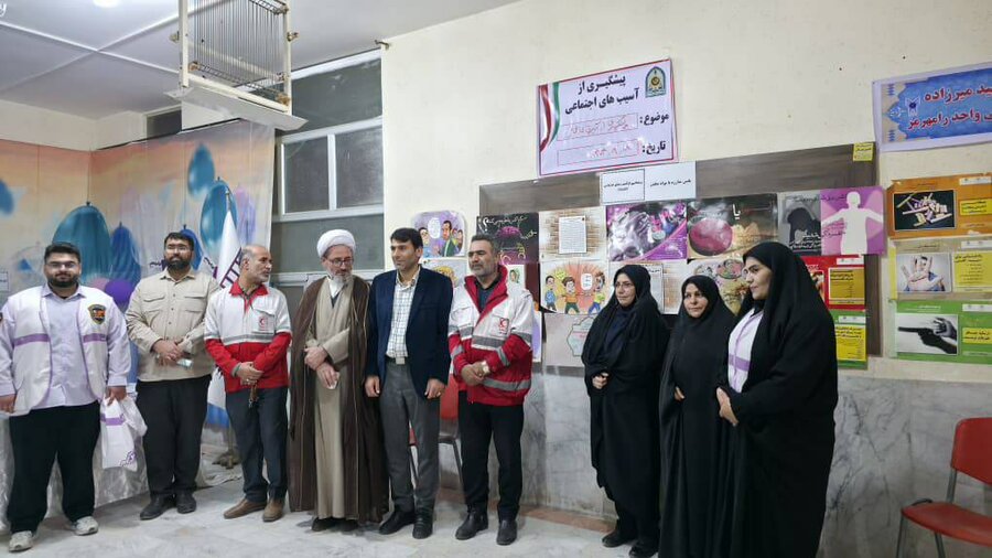 ارائه خدمات تخصصی اورژانس اجتماعی رامهرمز در  نمایشگاه امنیت و سلامت 