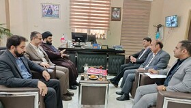 نماینده ولی فقیه در اداره کل بنیاد مسکن با مدیر کل بهزیستی دیدار کرد