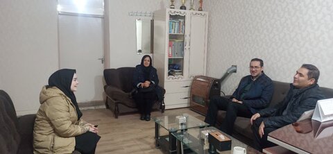 بازدید روسای نیروی انسانی و فناوری اطلاعات از بهزیستی آذرشهر