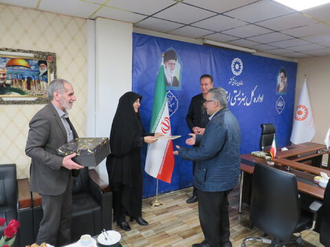 تقدیر بهزیستی البرز از نماینده دیوان محاسبات/ پایان مأموریت آقای سیامک کشاورز