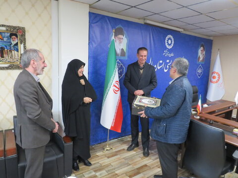 تقدیر بهزیستی البرز از نماینده دیوان محاسبات/ پایان مأموریت آقای سیامک کشاورز