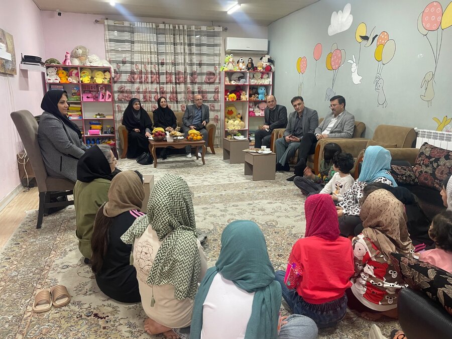 دیدارمدیرکل دفتر مراقبت و توانمندسازی کودکان و نوجوانان سازمان بهزیستی کشور با فرزندان مراکز تحت نظارت بهزیستی در رشت