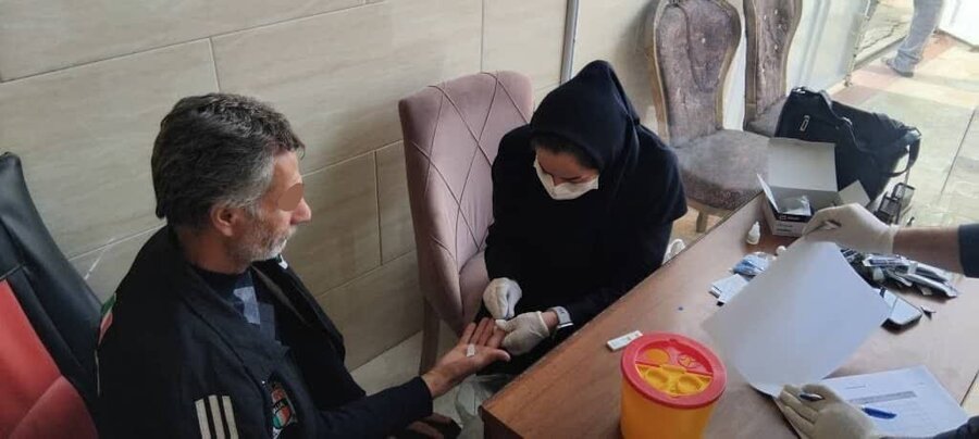 ملارد | اجرای تست HIV در مراکز اقامتی میان مدت با هدف ارتقای سلامت بیماران