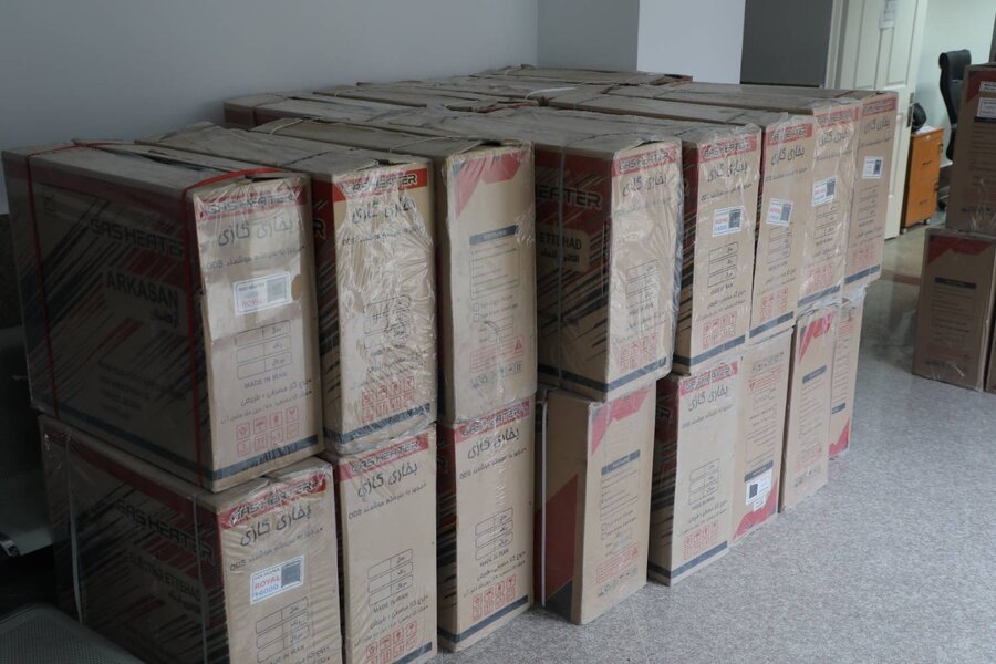 شهرتهران| توزیع ۶۰ دستگاه بخاری گازی میان جامعه هدف