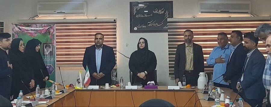 حضور مدیرکل بهزیستی استان بوشهر در شهر خورموج و تجلیل از رئیس اسبق بهزیستی شهرستان دشتی