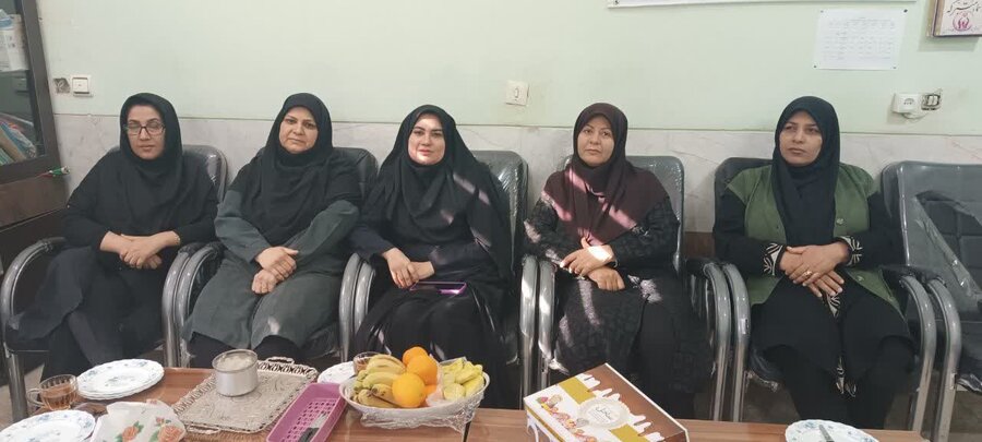 دیدار رئیس اداره بهزیستی شهرستان نرماشیر با مدیر و کادر آموزشی مدرسه کودکان استثنایی بهشت