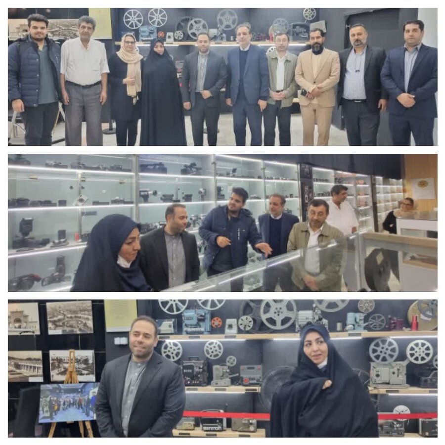  در حاشیه سفر علیرضا آنجلسی معاون توسعه مدیریت و منابع به همراه قدسیه آب شناس مدیرکل بهزیستی استان گلستان از موزه عکاسخانه گرگان به بازدید کرد