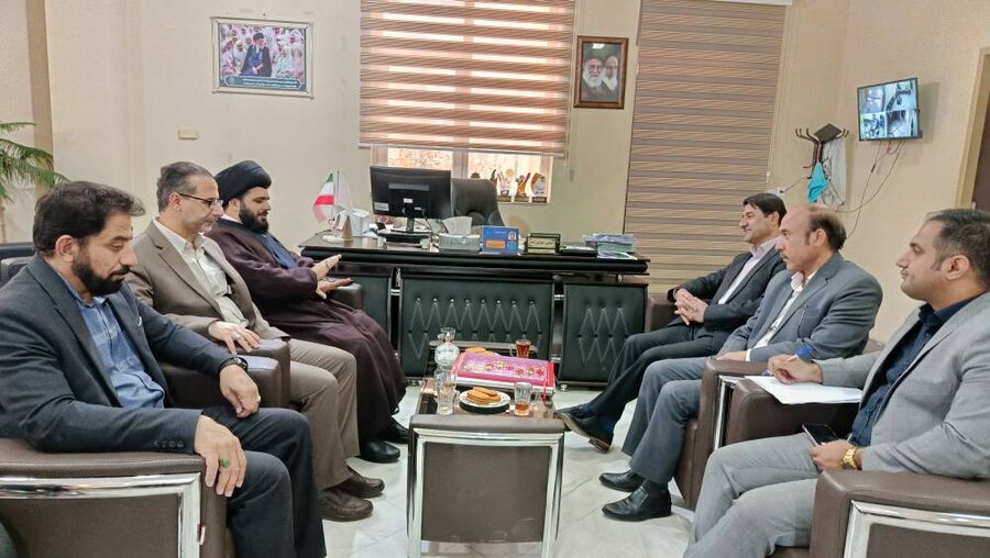 نماینده ولی فقیه در اداره کل بنیاد مسکن با مدیر کل بهزیستی دیدار کرد