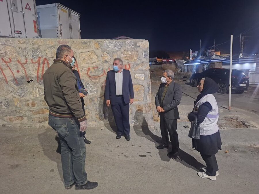 حضور میدانی مدیران بهزیستی کردستان در کنار تیم سیار اورژانس اجتماعی سنندج

