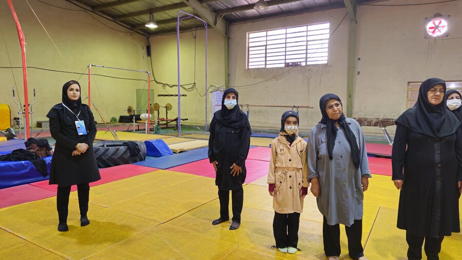 جلسات ورزش همگانی سالمندان در مرکز مهر و گفتگوی زاهدان