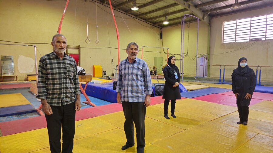 جلسات ورزش همگانی سالمندان در مرکز مهر و گفتگوی زاهدان