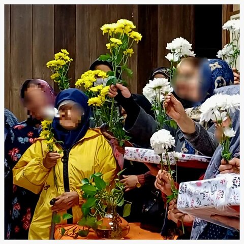 تقدیر از بانوان مددجوی بهزیستی شهرستان طالقان