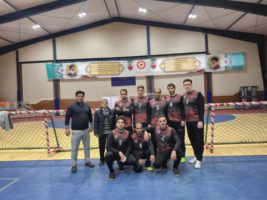 درخشش تیم گلبال بهزیستی گلستان در مسابقات باشگاهی کشور