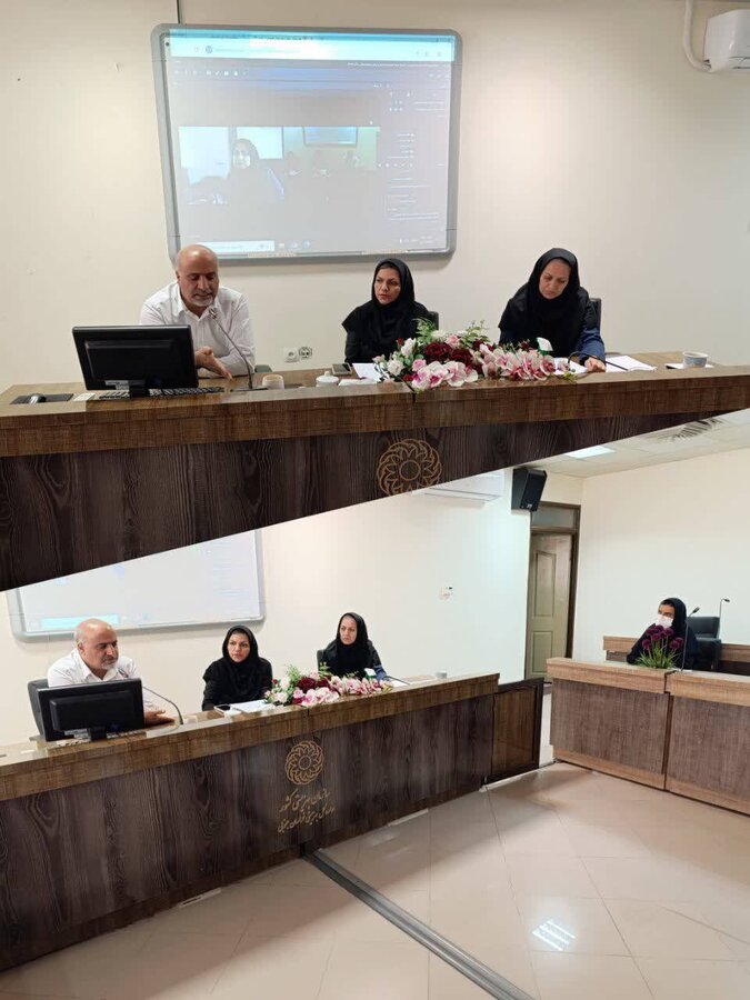 برگزاری کمیته شبه خانواده اداره پذیرش و هماهنگی گروههای هدف بهزیستی 