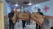 پاکدشت | اهدای هفت دستگاه تلویزیون به مرکز توانبخشی «فاطیما» با تحقق وعده فرماندار