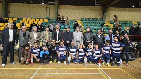 بازی نمادین پیشکسوتان ابومسلم با منتخب معلولین