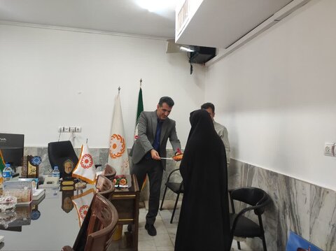 گزارش تصویری | دیدار مدیرکل و روسای شهرستان های تابعه با همکاران بمناسبت ولادت حضرت زهرا(س)