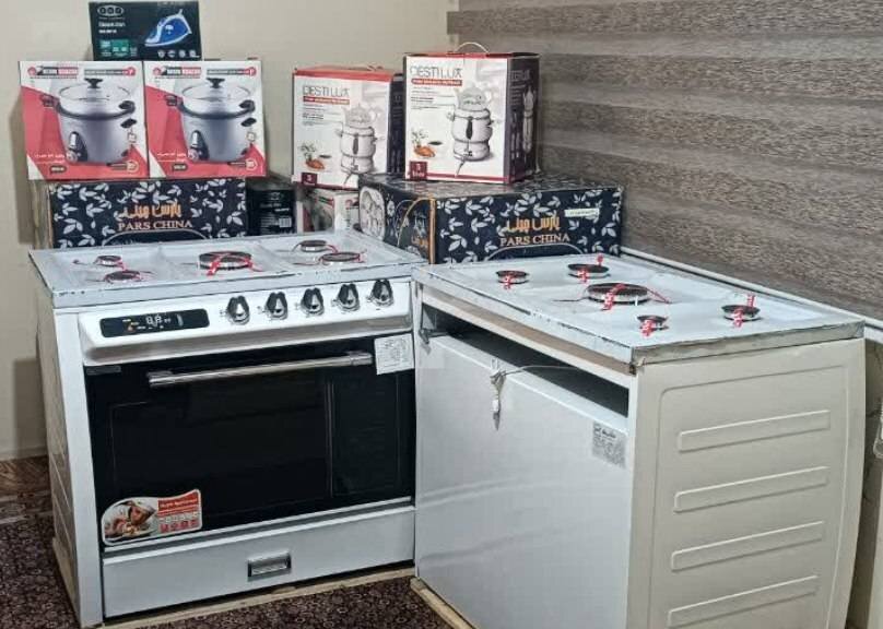 اهدای لوازم خانگی برای تکمیل جهیزیه نوعروسان تحت پوشش بهزیستی شاهین‌دژ