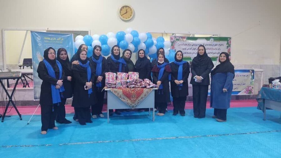 گرگان | حضور رئیس بهزیستی شهرستان گرگان در جشن مرکز نگهداری کودکان طیف اوتیسم «یارا»