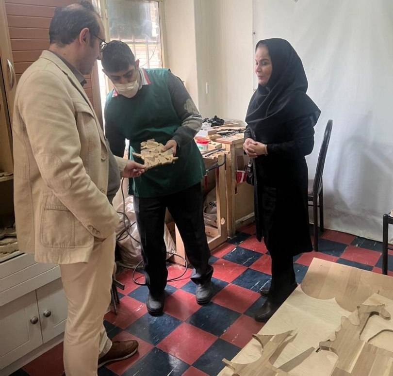 شهرتهران| بازدید معاون توانبخشی از کارگاه تولیدی حمایتی «بهتوان»