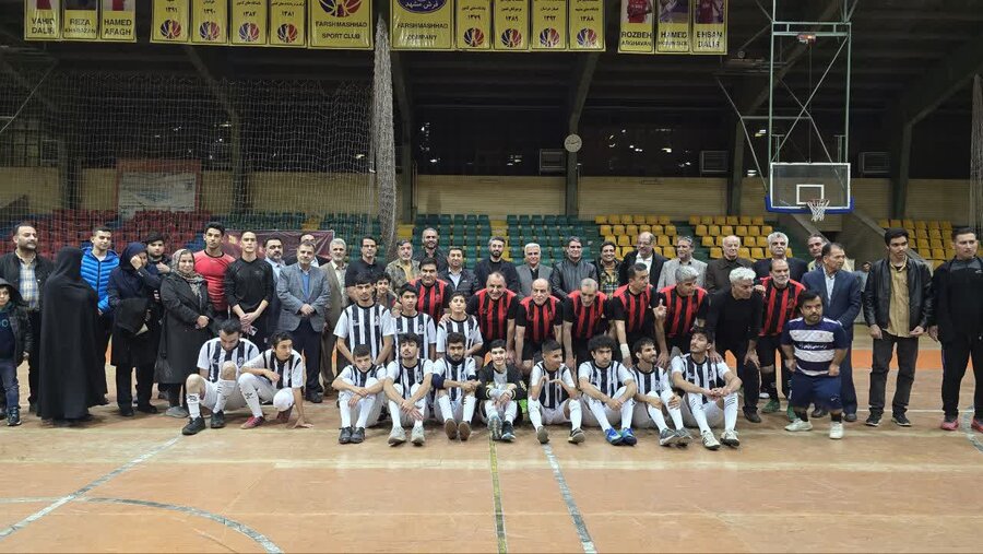 #گزارش_تصویری | بازی نمادین پیشکسوتان ابومسلم با منتخب معلولین