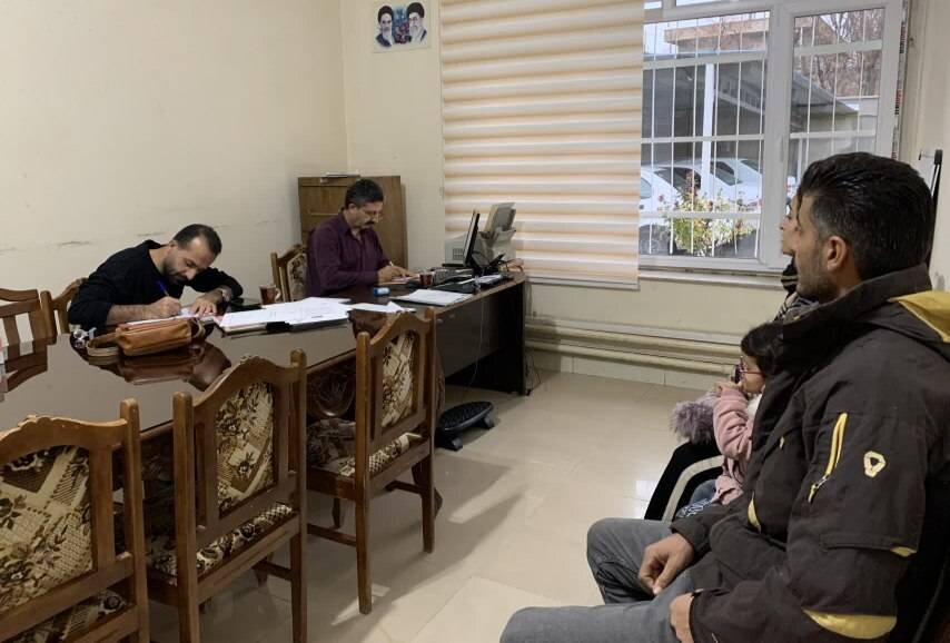 برگزاری کمیسیون پزشکی بینایی در اداره بهزیستی مهاباد