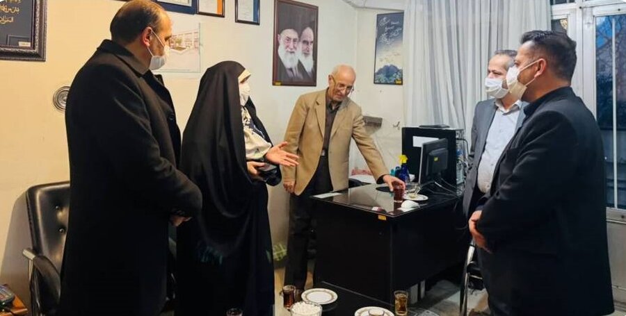 دیدار صمیمی مسئولان با سالمندان مرکز حضرت زهرا(س) به مناسبت روز مادر