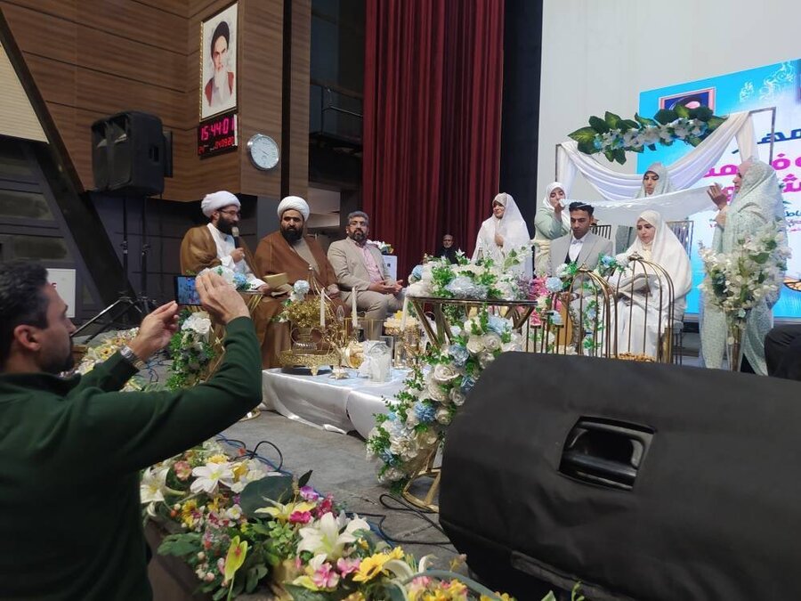 شهر قدس | جشن وصال ۳۰ زوج جوان همزمان با میلاد حضرت فاطمه‌الزهرا(س)