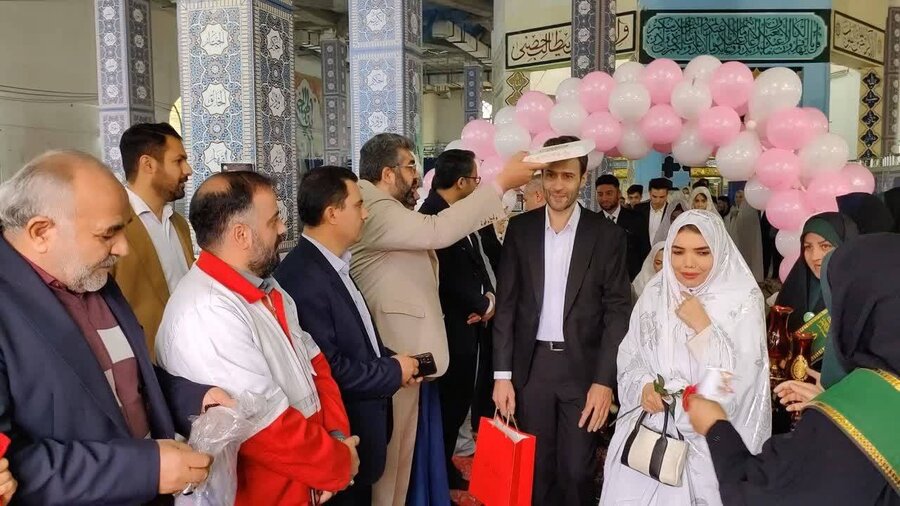 شهر قدس | جشن وصال ۳۰ زوج جوان همزمان با میلاد حضرت فاطمه‌الزهرا(س)