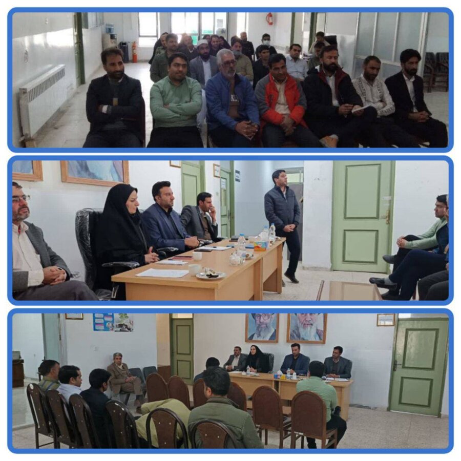 سربیشه/تشریح خدمات بهزیستی در جلسه دهیاران بخش مرکزی