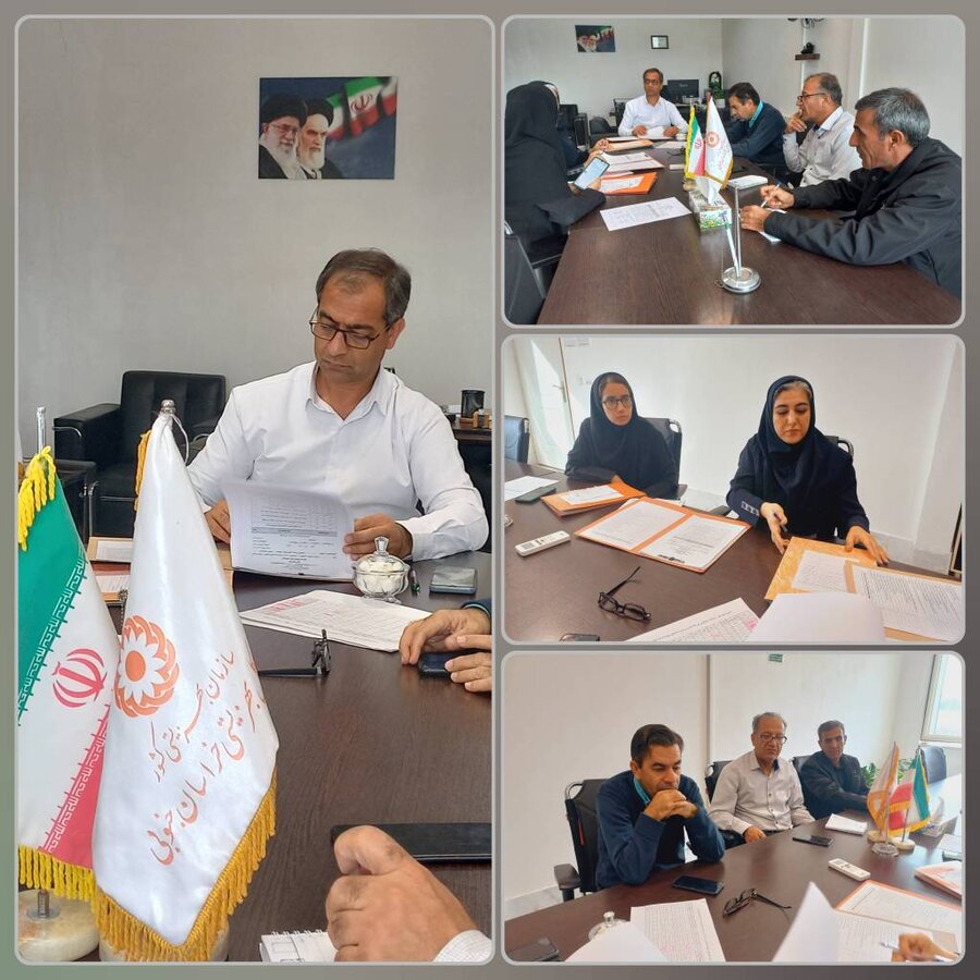 طبس/برگزاری سومین کمیته اشتغال بهزیستی شهرستان