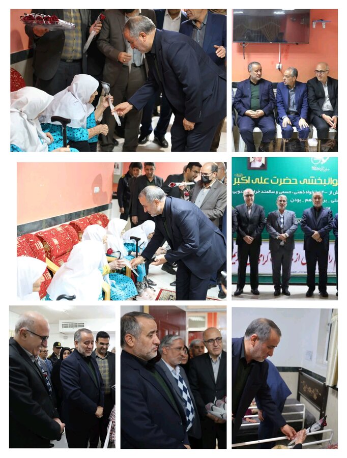 دیدارو تبریک استاندار خراسان جنوبی به مادران سالمند بهزیستی