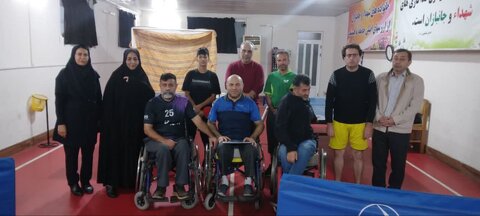 حضور مدیرکل بهزیستی استان گلستان در جلسه تمرین تنیس روی میز و تجلیل از پیشکسوتان