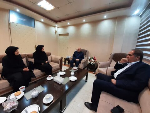 گزارش تصویری| دیدار مدیرکل بهزیستی و مدیرکل تعاون، کار و رفاه اجتماعی