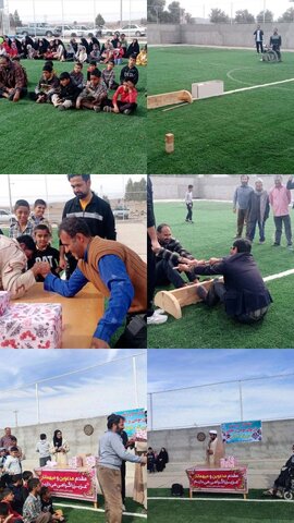 نهبندان/ جشنواره بازی‌های بومی و محلی ویژه جامعه هدف بهزیستی روستای خوانشرف