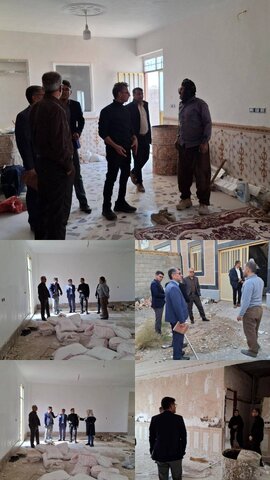 نهبندان/بازدید معاون توسعه کار آفرینی اشتغال بهزیستی و توانمند سازی بهزیستی استان، از واحدهای مسکونی در حال ساخت مددجویان بهزیستی